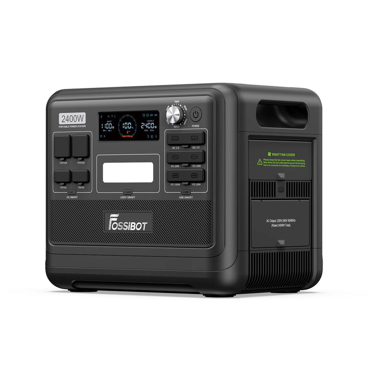 FOSSiBOT F2400 Zonne-energie Generator + Draagbaar Zonnepaneel