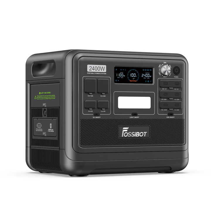 FOSSiBOT F2400 Zonne-energie Generator + Draagbaar Zonnepaneel
