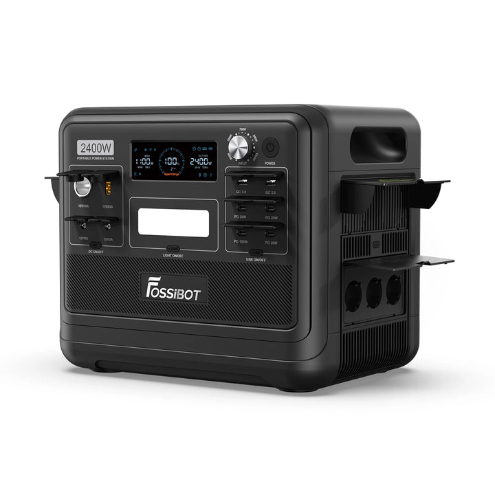 FOSSiBOT F2400 Zonne-energie Generator + Draagbaar Zonnepaneel