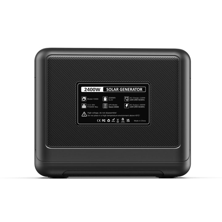 FOSSiBOT F2400 Zonne-energie Generator + Draagbaar Zonnepaneel