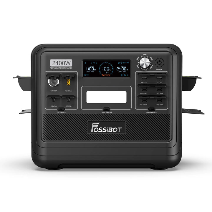 FOSSiBOT F2400 Zonne-energie Generator + Draagbaar Zonnepaneel