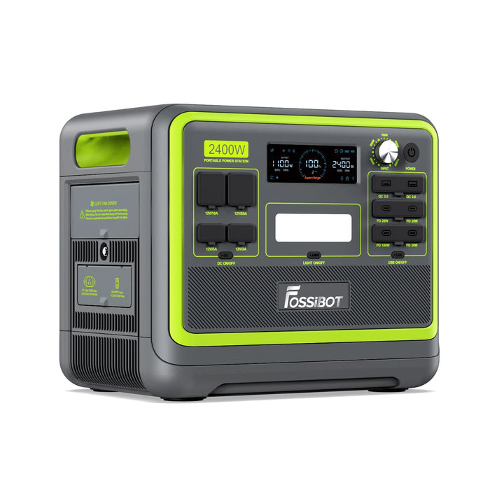 FOSSiBOT F2400 Zonne-energie Generator + Draagbaar Zonnepaneel