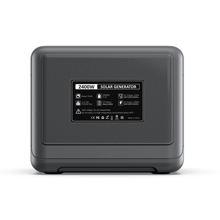 FOSSiBOT F2400 Zonne-energie Generator + Draagbaar Zonnepaneel