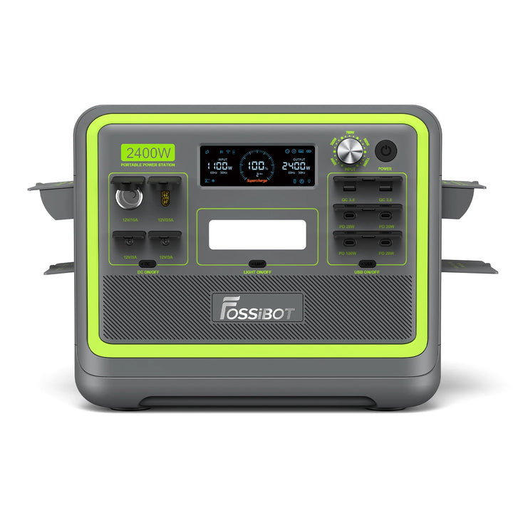 FOSSiBOT F2400 Zonne-energie Generator + Draagbaar Zonnepaneel
