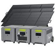 3×420W Draagbaar Zonnepaneel